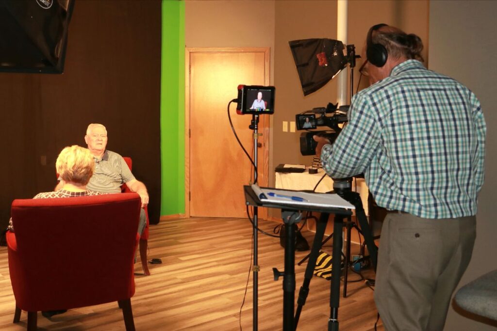 We enjoy working with our clients in our convenient in-house green screen studio.